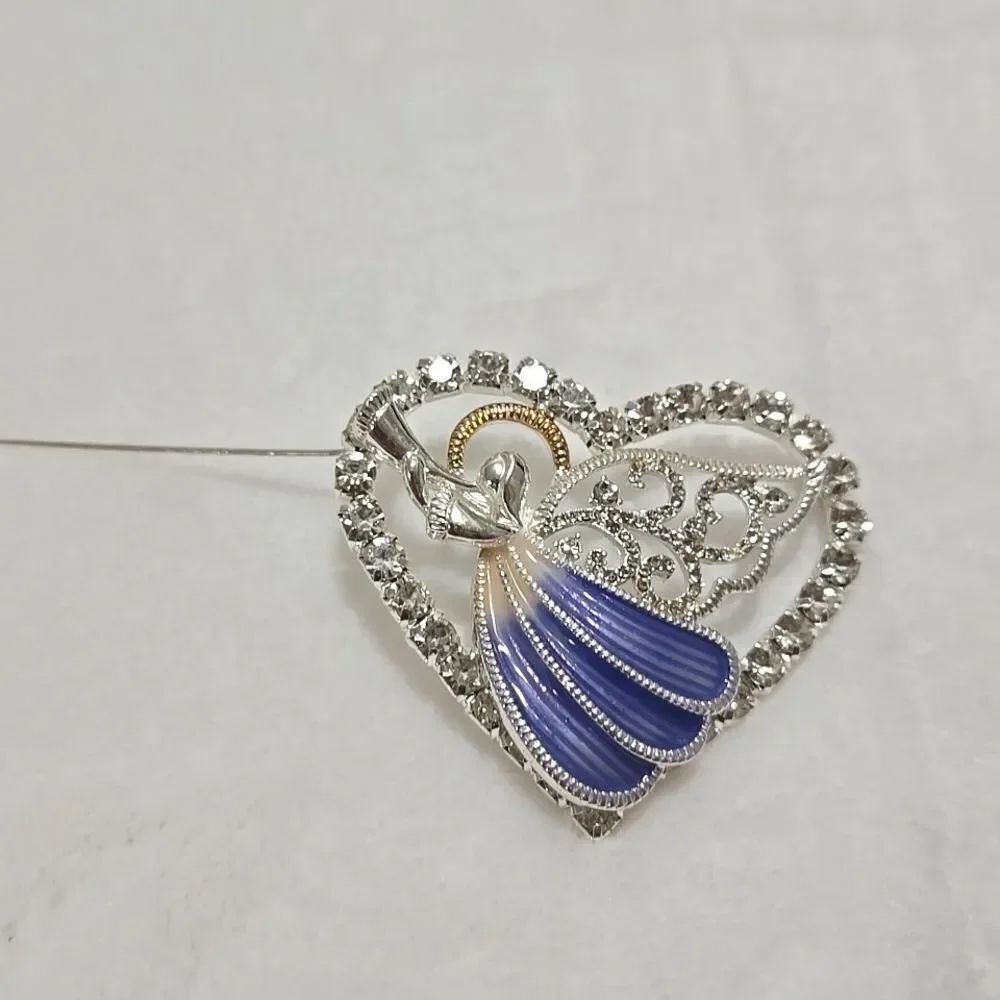 Napier Angel Heart Brooch